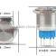 25mm Stainless Steel Latching 2NO2NC Ring Illuminated LED Metal Push Button Switch