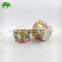 Frozen paper bowl single wall paper cup with double PE plastic lid China made