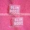 White flock thermal transfer label,flock letters for clothing