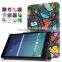 8 inch tablet case for Samsung Galaxy Tab E8.0 shockproof hard pu leather flip case