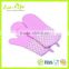 Long Heat Resistant Silicone Oven Gloves with Cotton Lining, Kitchen Utensils