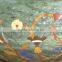 Stylish marble inlay wash basin