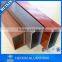 Different sizes aluminum hollow bar, mill finished aluminum profiles