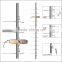 wall mounted eyewear display rods;locking eyeglasses display poles;sunglasses display bars