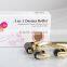 NL-301Top quality and best performance derma roller silver gold color handle 3 in 1 serpate rollers heads derma roller