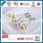 dessert shape stainless steel 18/0 dessert spoon and fork set with polyresin head, hand craft flute decoration