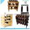 Wooden wine rack,wine display rack,wine storage rack,wood wine bottle rack