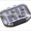 106*76*34mm cheap wholesale waterproof fly fishing lure box made in China