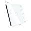 EU Standard One Gang Two Way Crystal Glass Panel With Red & Green LED Touch Switch