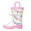 Girls Dragonfly Printed Rain Boot
