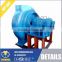 Abrasive and corrosive resistant dredger pump for dredger diesel engine driven