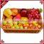 S&D Supermarket retail rattan fruits pallet tray fruit rack display shelf