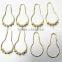 Colorful Shower Curtain Hooks Rings,Polished Chrome Metal Bathroom Shower Curtain Hooks, Curtain Hooks, Curtain Rings