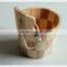 2015 high quality hot sell decorative handmade unfinished wooden barrel with handle