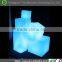 Outdoor Waterproof Rechargeable Illuminated RGBW Color Changing Led Cube Bar Chair
