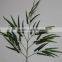 Wholesales Plastic Artificial Garden Green Bamboo Plants Lumber Craft With Leaves for Decoration