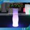 Hotel Decorative Rechargeable RGB Light Plastic Flower Pot LED