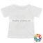 Little Girls White Cartoon Fox Print Short Sleeve T Shirt