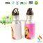 600ML Aluminum sports water bottle with straw