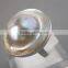 2014 Latest Fashion Mabe Pearl Rings With Sliver