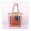 Jute and Hessian hand bag can print any country national flag design,storage bags