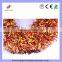 Christmas garland with wreath and ornaments