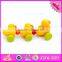 2016 Top sale kids wooden yellow duck toy W05B146