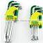 BERRYLION CRV steels 9pcs hex key wrench long arm leng set with polished design