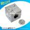 silver cube money bank box for coins