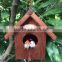 Custom small Hot sale wooden birdhouses crafts, finch bird cage