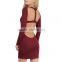 Sexy Women Evening Party Backless Fashion Bodycon Cocktail Mini Dresses