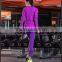 polyester spandex women workout leggings, skinny women in tight spandex legging, high spandex yoga pants
