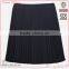 Girls Mini Short Casual Leisure Wear A-line Black Pleated Skirt