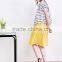 new style lady puff sleeve full screen printing t shirt wholesale