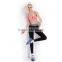 low price sale womens black breathable nylon sports pants