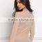 MGOO Custom Minimalist Khaki Mesh Sexy Tops For Ladies Long Sleeves Boat Neck Nylon Spandex Bodysuits