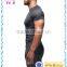 2016 Hot Sale Mens Short Sleeve Sports T-shirts Muscle Man Sports Slim Fit T-shirt