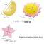 2017 Novelty Cloud LED Night Lamp for Kid Cute Star Moon Lamp Baby Sleeping Small Safe Night Light Lamp