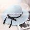 B40094A 6 colors women summer bucket bowknots hats
