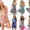 Girl's Party Dress New Design Digital Printing Skater Dress Factory Directly Sale