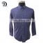 2017 china latest shirt designs for men blue allover shirt