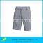 Polyester Moisture Wicking Grey Color Breathable Golf Shorts Wholesale