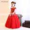 XXLF160 long red appliques ball gown boutique girl party dresses for girls 12 year old