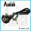 AC Euro Power Cord mains lead VDE Certification cable set