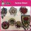 New design latest fashion hot fix rhinestone patch