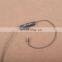 Factory Made Special Shaped Black Plastic Seal Tag for Clothing