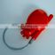 heart shaped Security protection code number steel wire lock