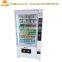 Outdoor touch screen coin operated drink vending machine and snack food