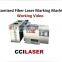 FM-NC Updated model 30w 50w 100w name card fiber laser marking machine for marking series number