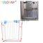 Provides safety in extra-wide spaces metal baby safety gate